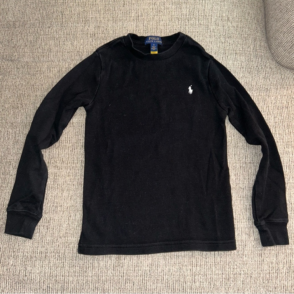 😍Polo Ralph Lauren Black Long Sleeve Shirt